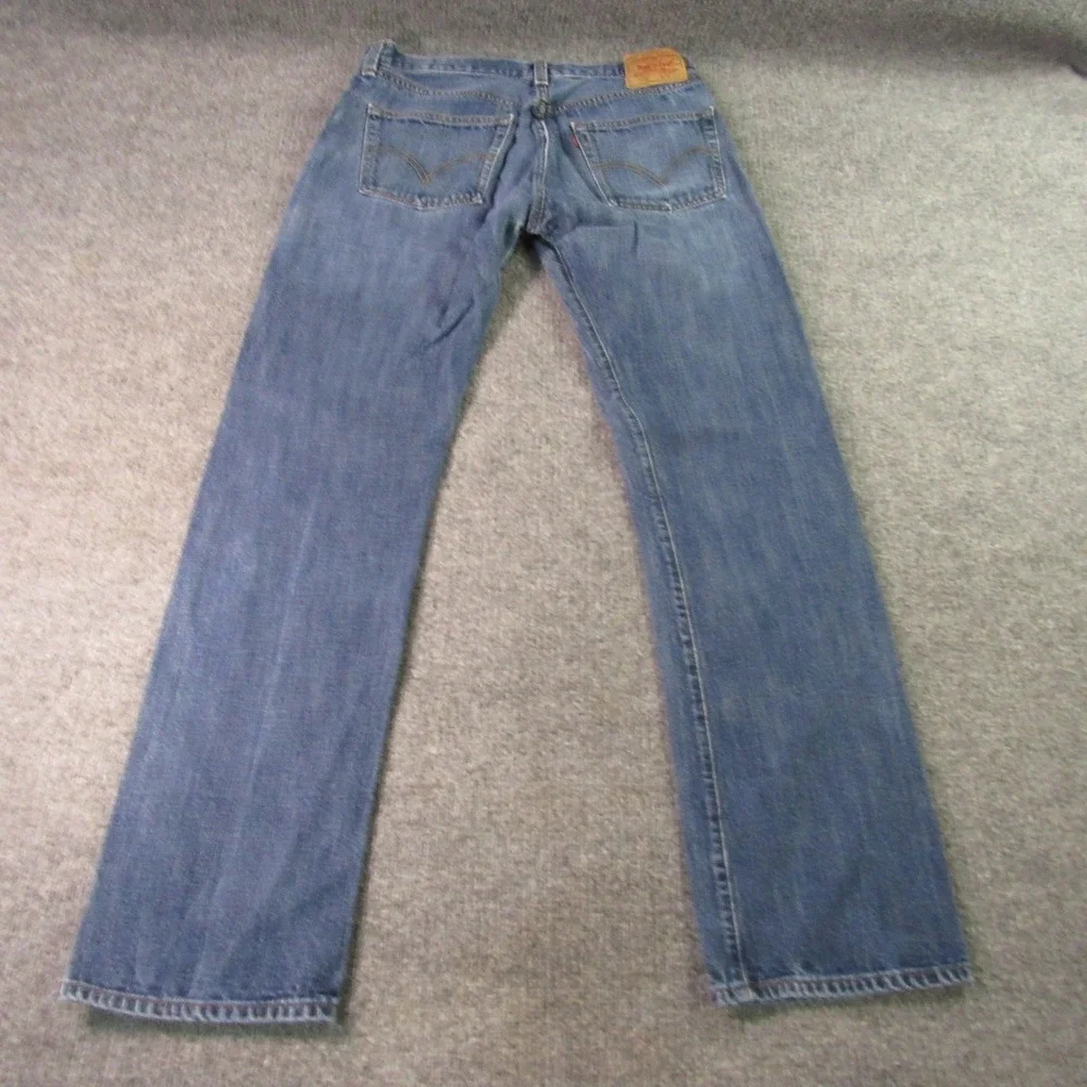 Levis 501 Jeans Mens 36x36 Original Straight Leg Blue‎ Denim Button Fly Classic